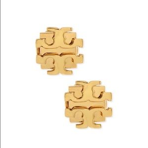 Tory Burch Gold Logo Studs